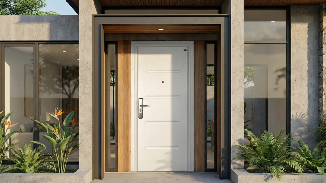 pintu baja minimalis