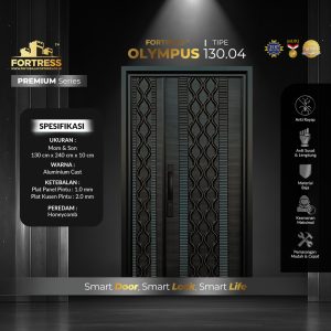 Pintu Fortress Tipe OLYMPUS 130.04 Bahan Baja