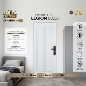 Pintu Fortress Tipe LEGION 80.05 Bahan Baja Warna Putih