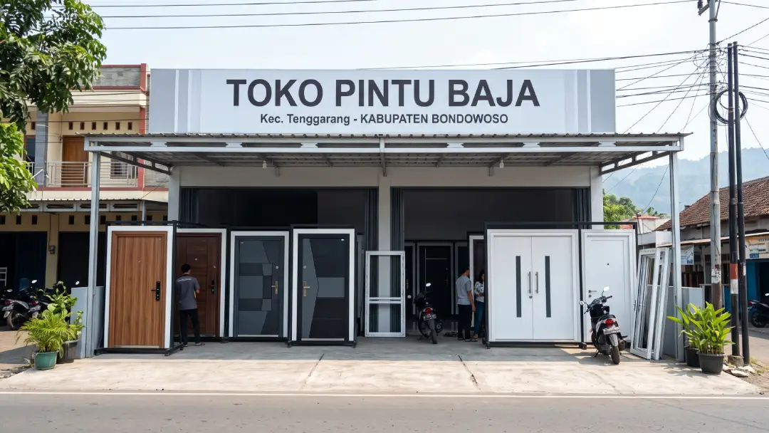 Toko Pintu Baja di kecamatan Tenggarang KABUPATEN BONDOWOSO